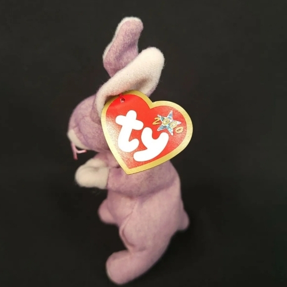Springy the Lavendar Bunny - TY Teenie Beanie  Baby - Picture 7 of 9